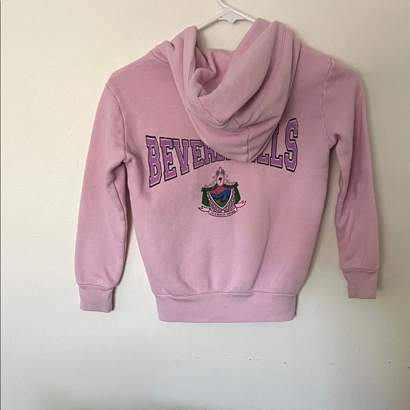 californian vintage, MADE IN LOS ANGELES full zip hoodie size 6 - Picture 4 of 5